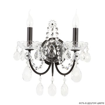Бра 2*E14 ODELIS AP2 BROWN коричневый Crystal Lux