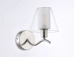 Светильник настенный LH57085 SN/FR никель/белый матовый E14 max 40W 230*140*200