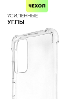 Чехол BROSCORP для Xiaomi Redmi 10 оптом (арт. XM-R10-HARD-TPU-TRANSPARENT)