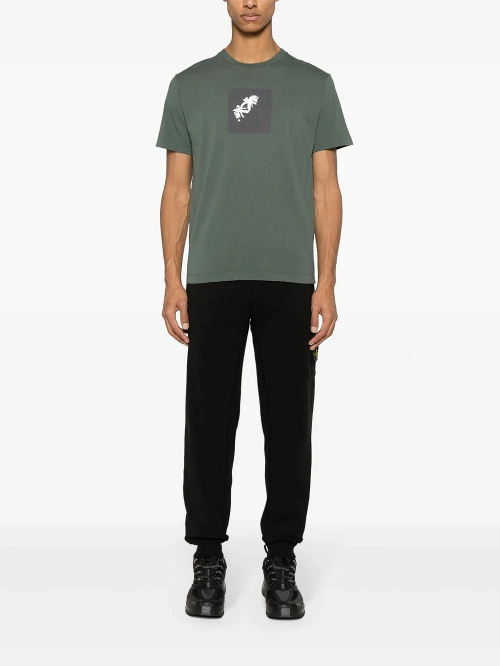 Брюки Stone Island 6200021 Organic Cotton Fleece Black