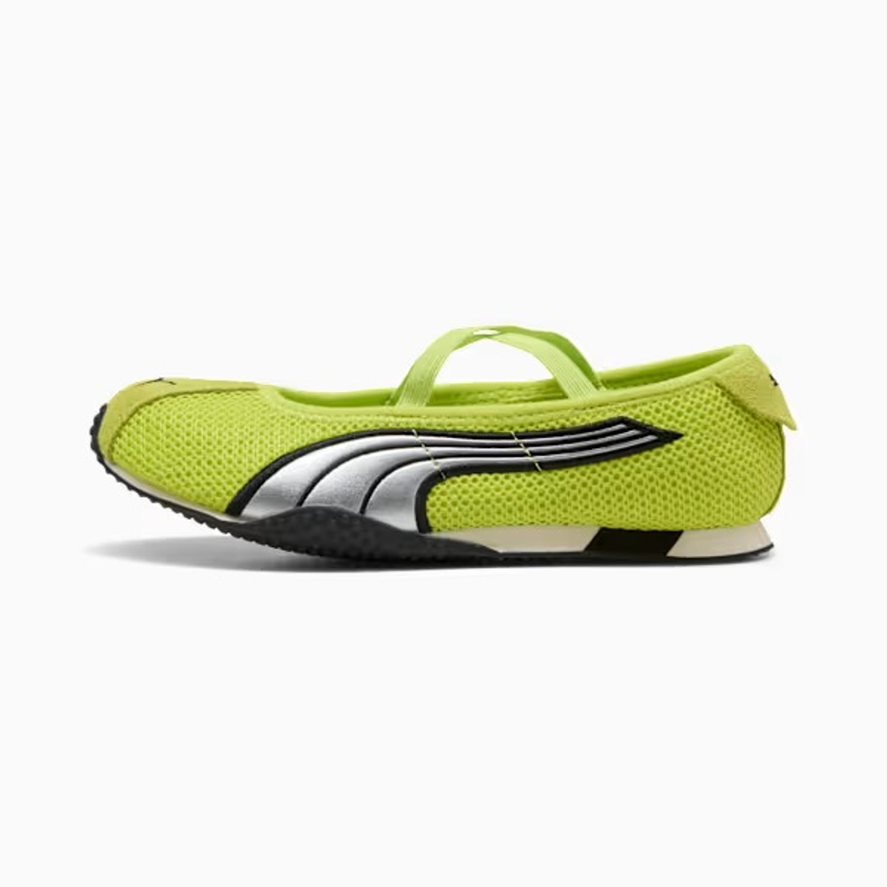 PUMA Женские кроссовки-балетки H-Street, лаймовый