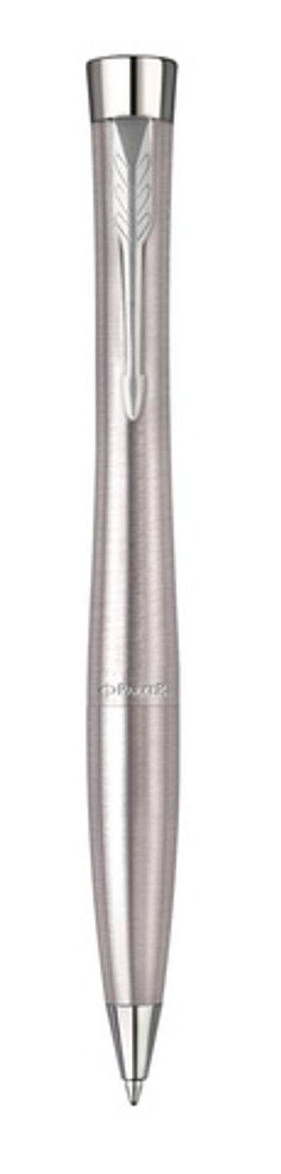 Шариковая ручка Parker Urban Metro Metallic CT, стержень: M, цвет чернил: blue, в подарочной упаковке.