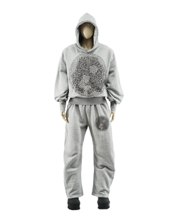 EYECHE puff hoodie grey
