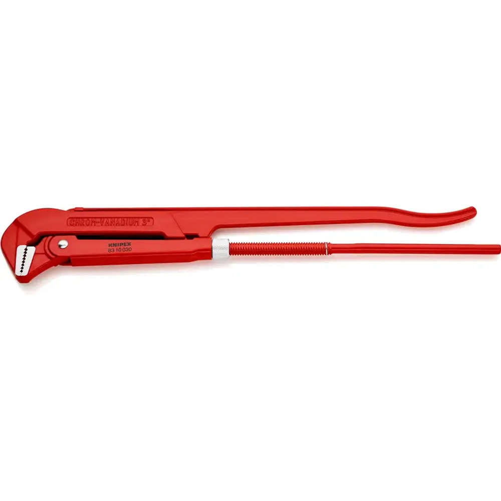 Клещи трубные 90° с красным порошковым покрытием 650 мм Knipex 83 10 030