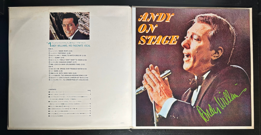 Andy Williams ‎– His Fascinate Vocal (Япония 1972г.)