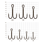 Крючки Saikyo двойн.Normal Shank KH-11041  № 1 BN (100шт)