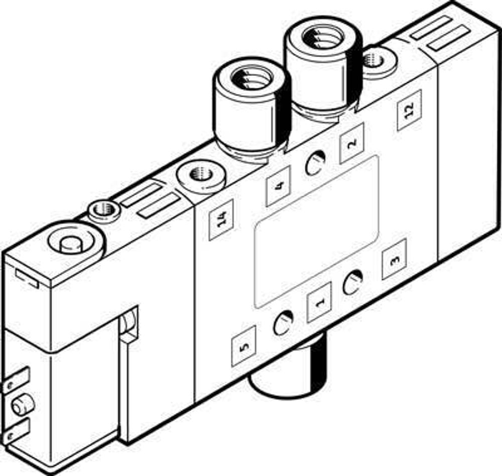 CPE10-M1BH-5L-M5 Распределитель с электроуправлением CPE10-M1BH-5L-M5 Распределитель с электроуправлением