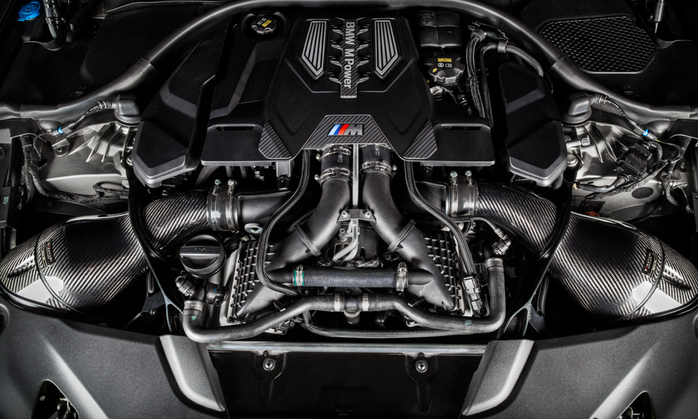 Eventuri Система впуска BMW M5 F90 / M8 F92 карбоновая глянцевая V2 EVE-F9XM5M8-CF-INT