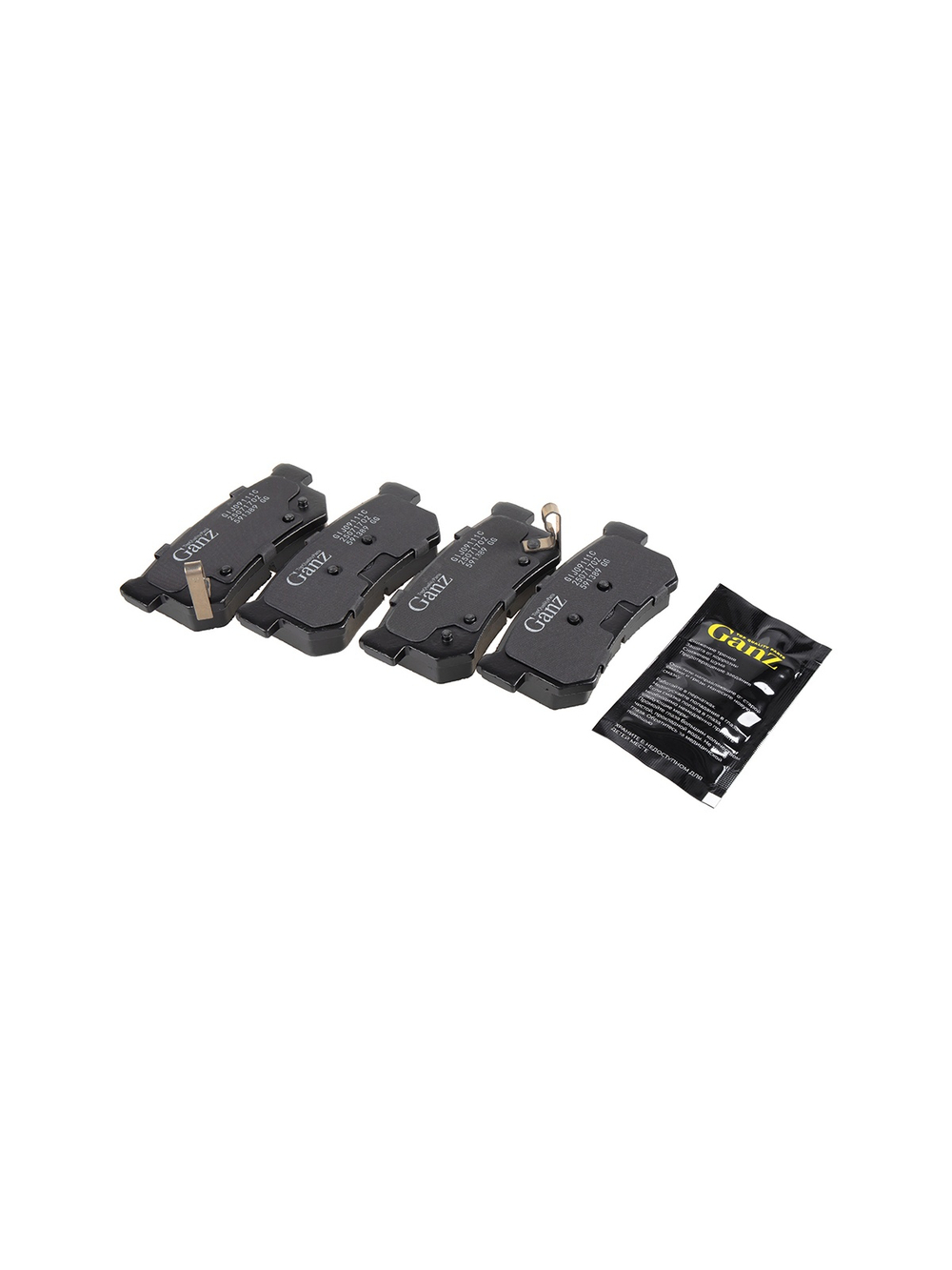 Колодки задние PRO-Line Ceramic SSANG YOUNG Action/Kyron 05->/Rexton 02- GANZ GIJ09111C