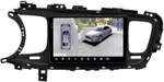 Магнитола для KIA Optima 3 TF 2013-2015 - FarCar BX9-360-7099F2 монитор 9.5" 2K QLED на Android 13, Быстрая, CarPlay, 4G SIM-слот, 4 камеры в комплекте