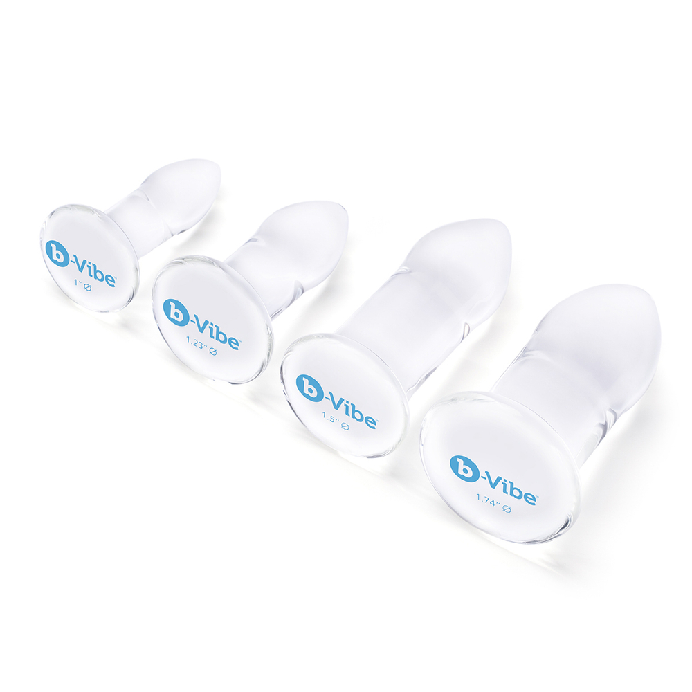 b-Vibe ANAL DILATORS SET - Набор тренировочных стеклянных плагов