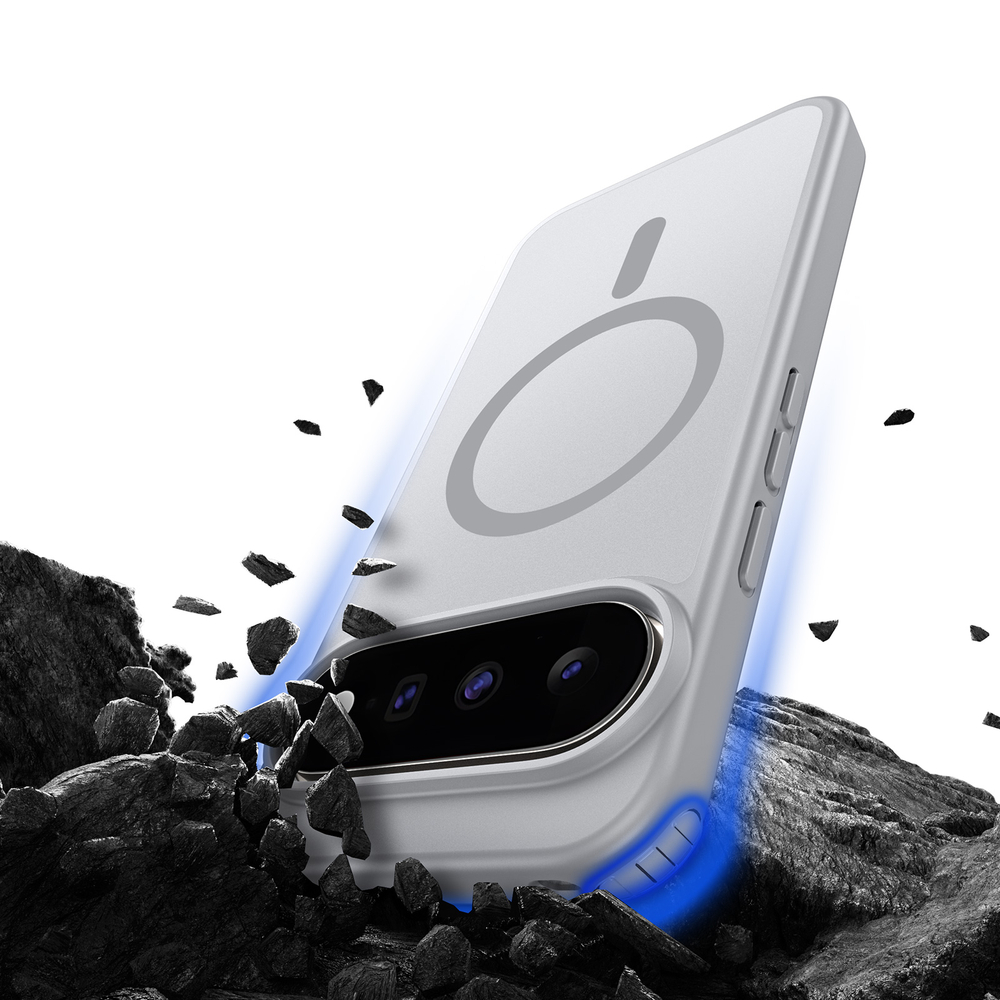 Матовый чехол серого цвета с MagSafe для Google Pixel 11, 11 Pro, 10, 10 Pro, 9 и 9 Pro, серия Yind Series от Dux Ducis