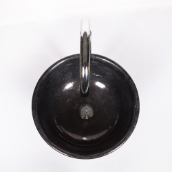 Раковина напольная из мрамора Pedestal Dandang Grey/Black MN-03218 (40*40*90 см)
