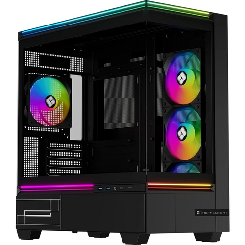 Корпус Mini-Tower Thermalright M10 FAN4-C TG ARGB, Micro-ATX, черный (TRTLM10BF4C)