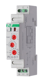 Реле времени PCU-511 8А 230В 1 перекл. IP20. многофункц. (диап. врем. 0,1-2073600с)