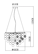 Подвесная люстра Arte Lamp PIPIRIMA A4100LM-6CC
