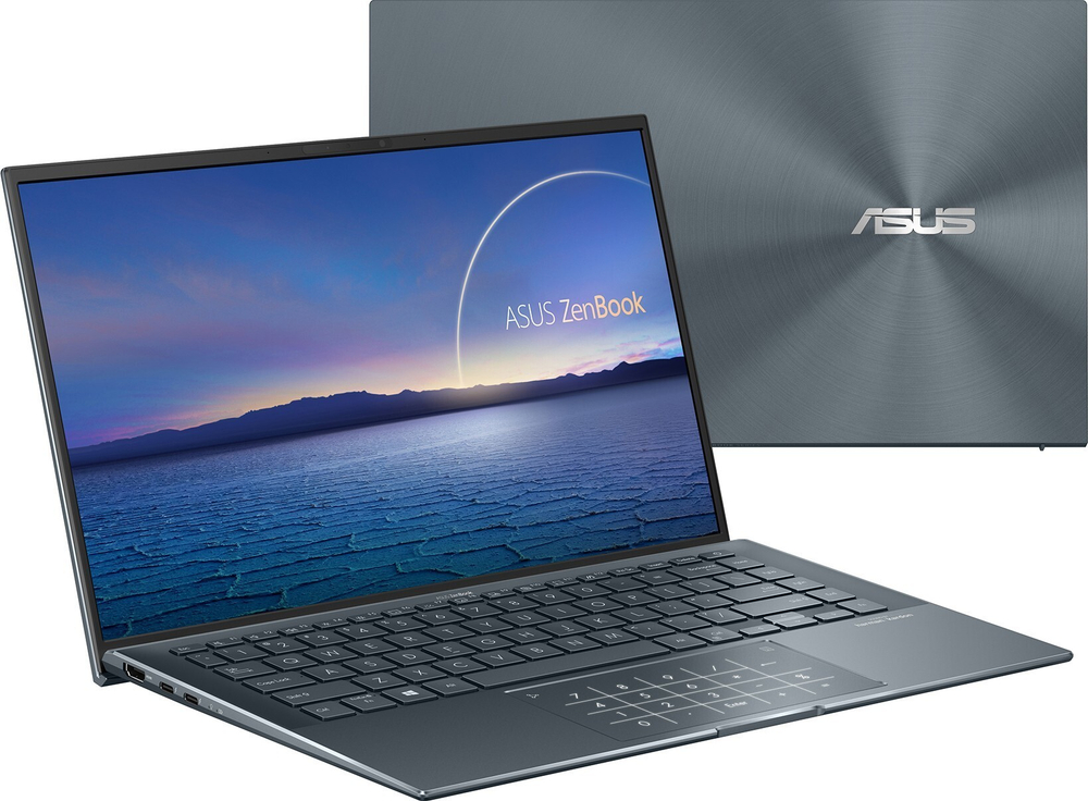 Ноутбук Asus Zenbook 14 UX435EG-A5155T Core i5-1135G7/16G/512G SSD/14"; FHD IPS AG/NV MX450 2G/WiFi/BT/NumberPad/Win10 90NB0SI7-M03810