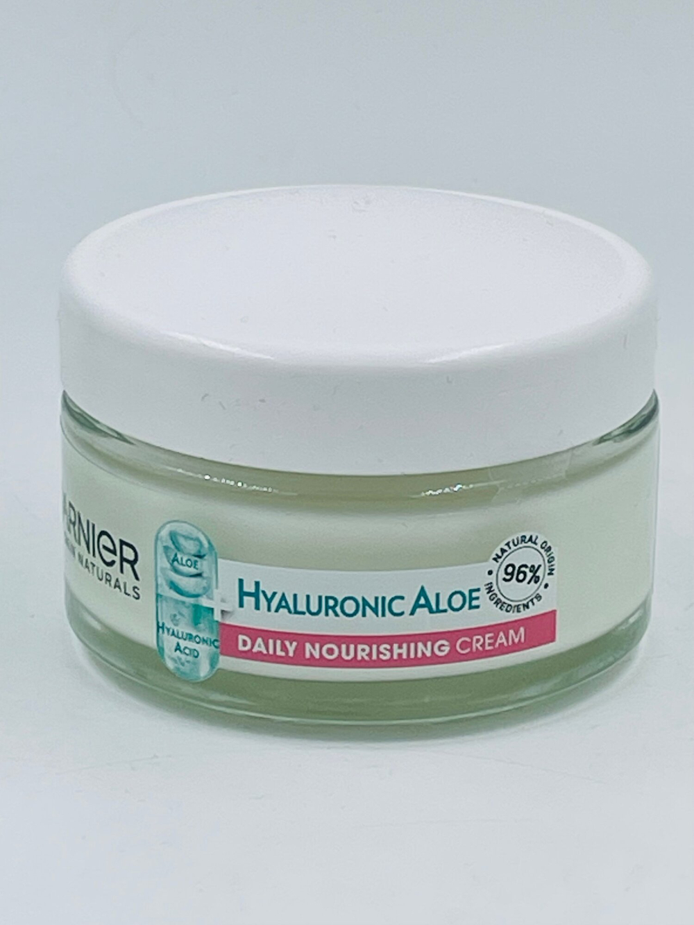 Дневной крем Garnier Hyaluronic Aloe с маслом ши, алоэ вера и виноградной водой, 50 мл (Франция)