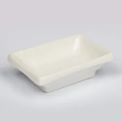 Соусник 60 мл 9,5*6,5 см h2,8 см прямоуг. белый фарфор P.L. Proff Cuisine [12]