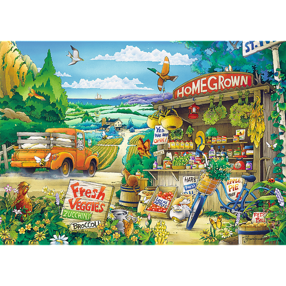 Puzzle "500" - Morning in the countryside