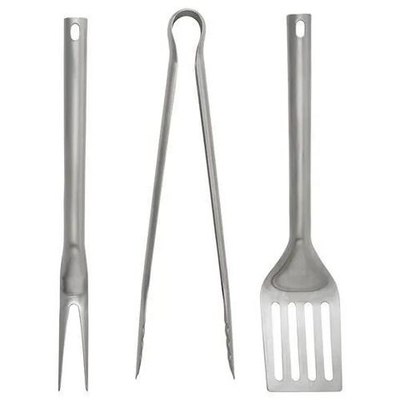 IKEA Набор принадлежностей для барбекю GRILLTIDER, нержавеющая сталь, 3 предмета