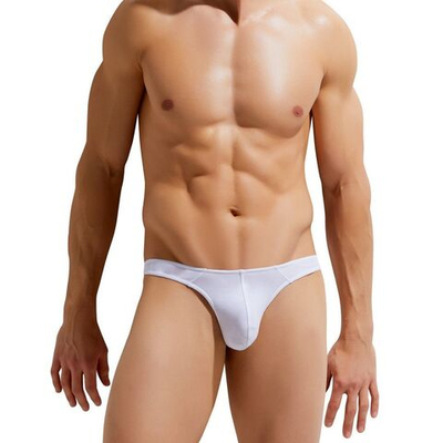 Мужские хлопковые трусы-тонги Modern Essentials Thong (Размер: S) (Цвет: белый)