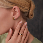 Серьги с Турмалином и Бриллиантами, Е0143-30/5