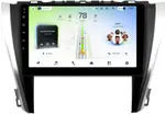 Магнитола для Toyota Camry 55 2014-2018 (рамка серебристо-черная) - Teyes CC4L монитор 10.1" IPS, Android 14, Быстрая, Snapdragon 662, CarPlay, 4G SIM-слот