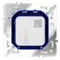 Розетка телевизионная оконечная TV+SAT Voltum S70 Белый матовый VLS060402