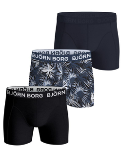 Боксерки теннисные Bj_rn Borg Cotton Stretch 3P - navy/print