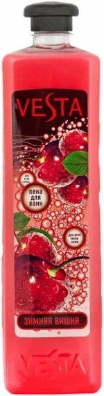 Пена для ванн Веста Зимняя вишня 1л