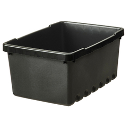 IKEA UPPSNOFSAD  (ИКЕА УППСНОФСАД)  -  Контейнер - чёрный 25x17x12 см/3.5 л