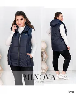 Жилет №17-197-синий Minova