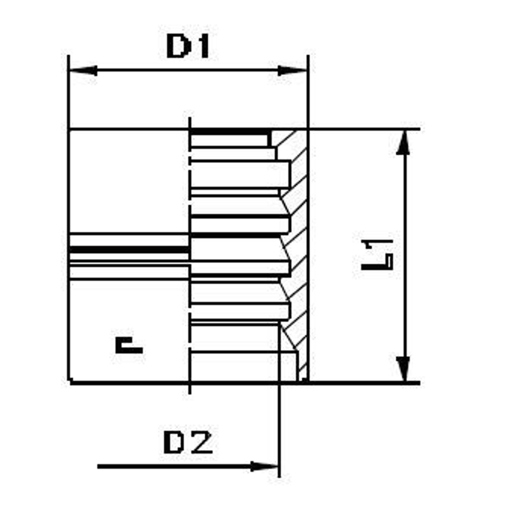 Муфта DN 32 4SH