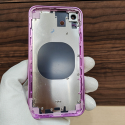 Корпус для iPhone XR в стиле iPhone 16 (цвет: White / Белый)