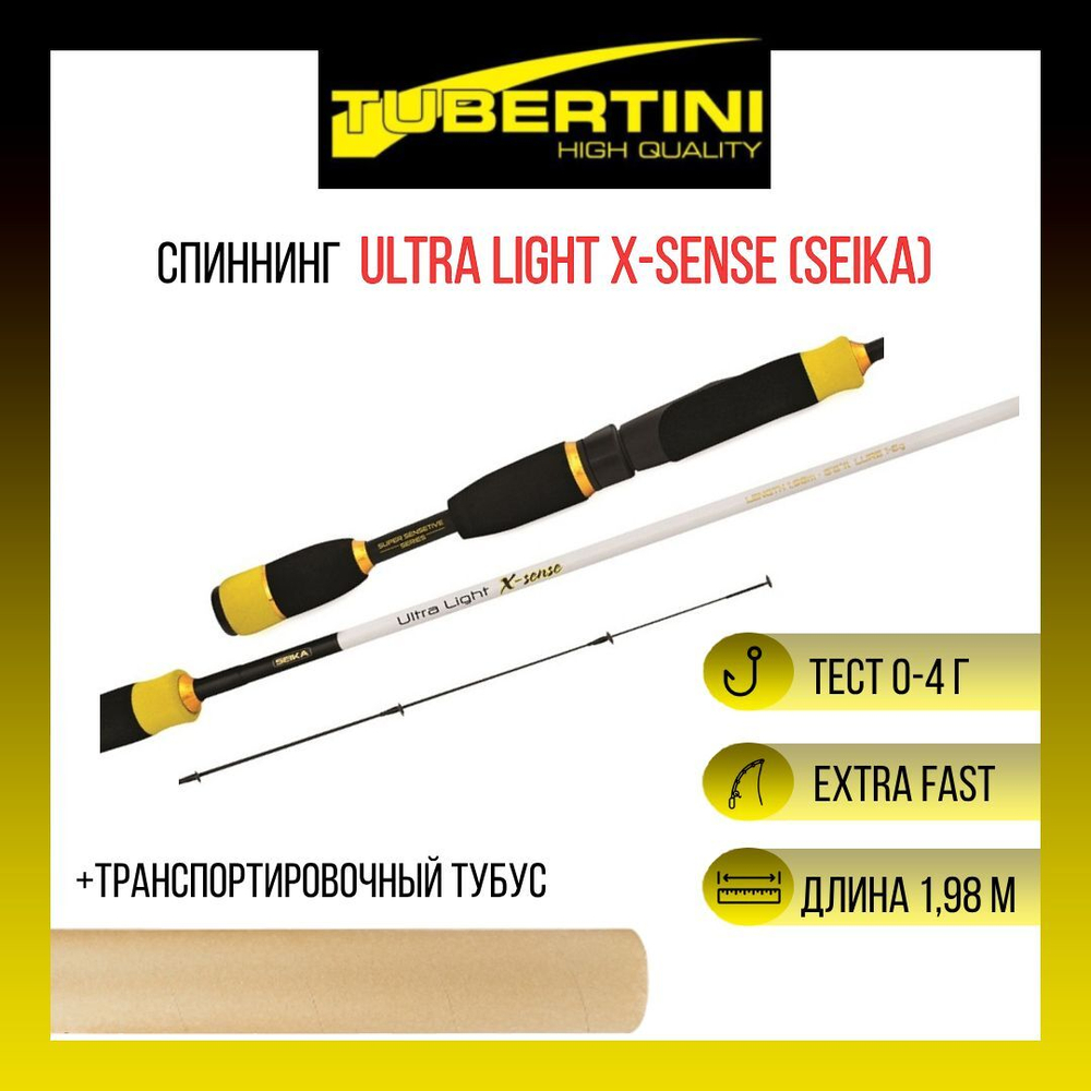 Спиннинг ультралайт (Seika) Ultra Light X-sence 1,98 0-4 gr