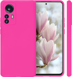 Мягкий Soft Touch чехол из силикона для XIAOMI 12 PRO (не 12,X,T,S,LITE!) с бархатной подкладкой