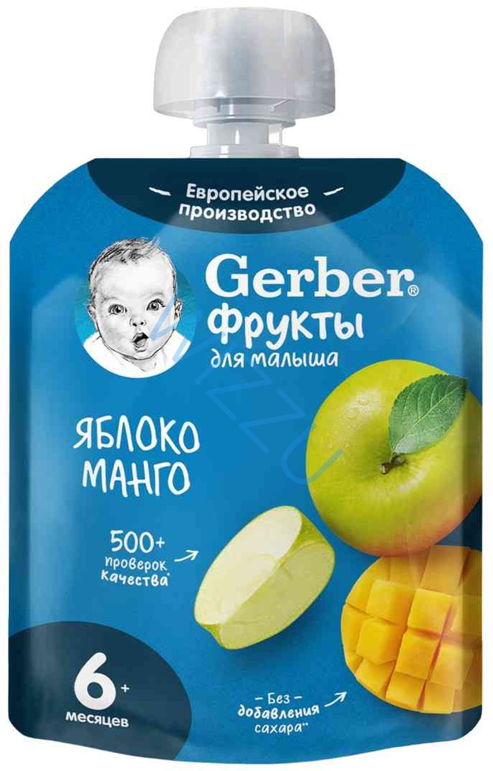 Пюре фруктовое Gerber Яблоко-Манго, 90 г