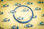 Сальник коленвала задний JCB Dieselmax оригинал 320/03029 (02/202758, 320/03154)