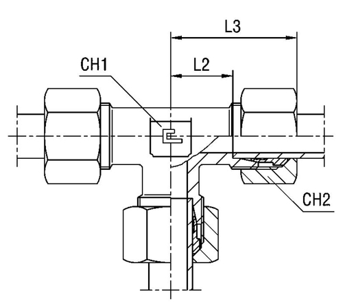 Соединение PT DLL06 10х1 (в сборе)