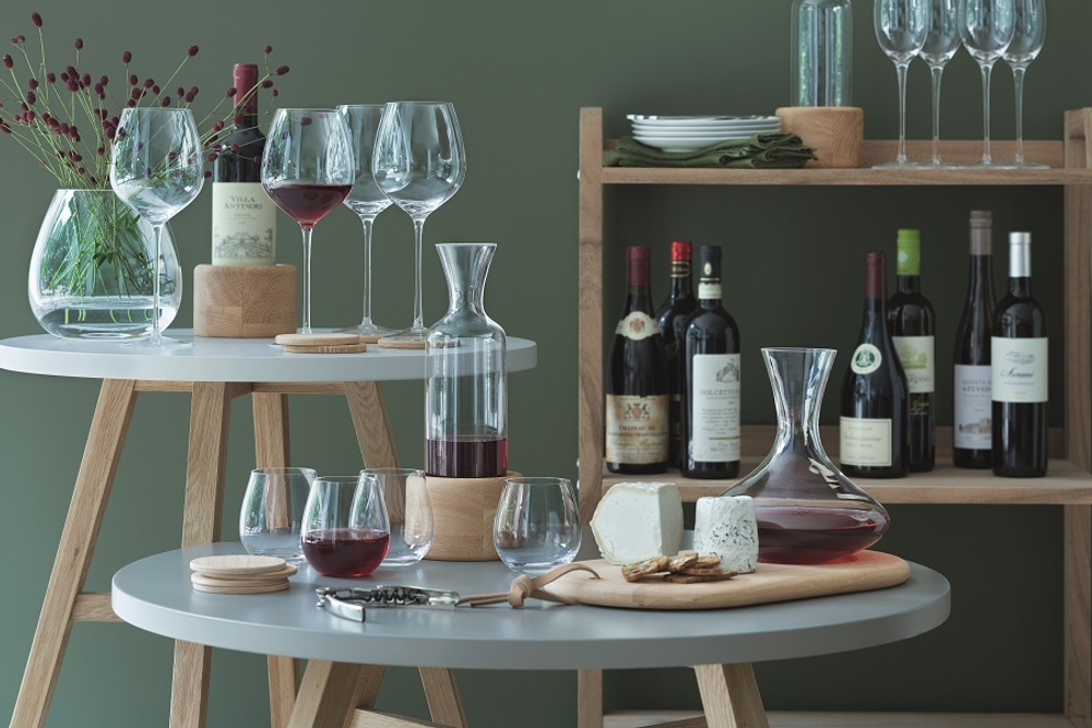 Набор Wine из декантера 1,4 л и сырной доски