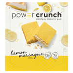 BNRG, Power Crunch®, протеиновый батончик, лимон и безе, 12 батончиков по 40 г (1,4 унции)