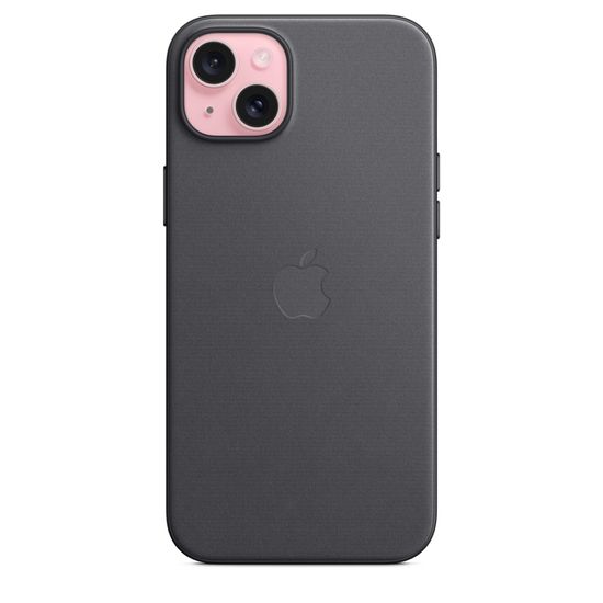 Чехол Apple для iPhone 15 Plus FineWoven с MagSafe Черный