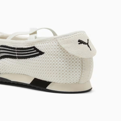 PUMA Женские кроссовки-балетки H-Street, белый/серебряный