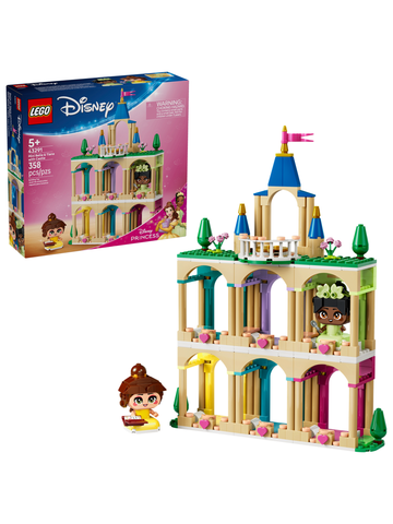 Конструктор Лего Дисней Белль и Тиана с замком | LEGO Disney Mini Belle & Tiana 43291 — 358 деталей (5+)