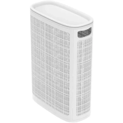 Корзина для белья Лён 45л 43×20×60см плетёная, белый