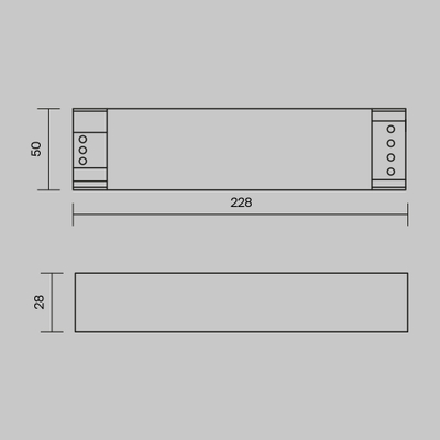 Источник напряжения 48В 200Вт IP20 PSL007, PSL007-200W-48V-IP20. TM Maytoni
