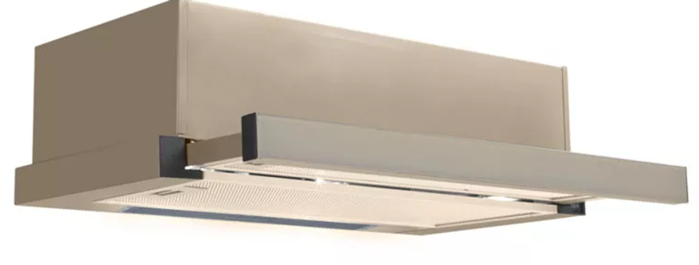 Вытяжка встраиваемая ATLAN  SYP-3002 60см glass бежевое стекло