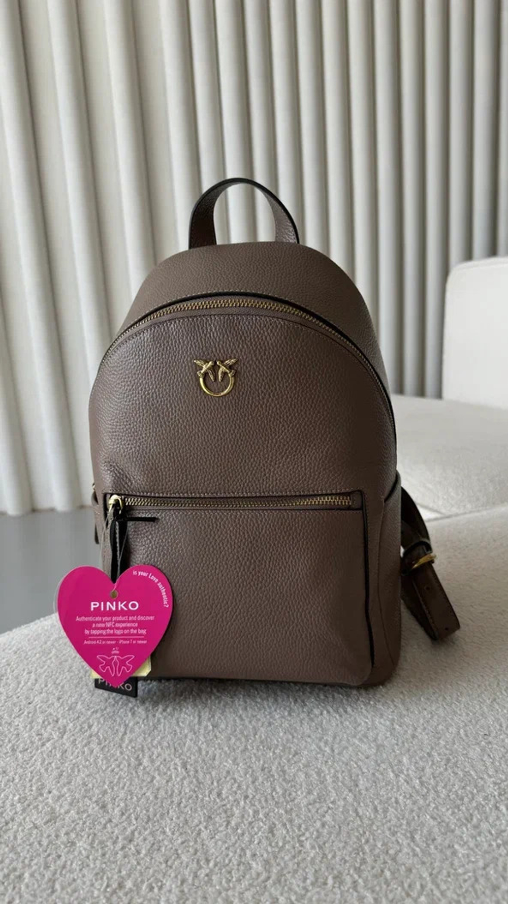 Рюкзак Pinko из натуральной кожи