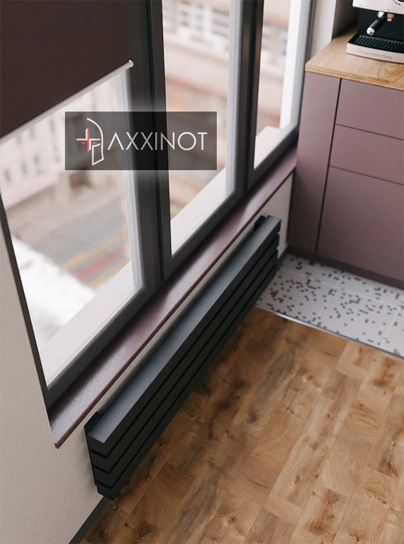 Axxinot Verde Z 1750 - горизонтальный трубчатый радиатор шириной 1750 мм